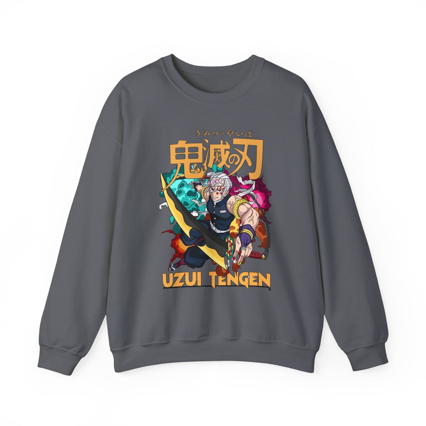Uzui Tengen Demon Slayer Sweatshirt – 100% Cotton Anime Pullover for Stylish Kimetsu no Yaiba Fans