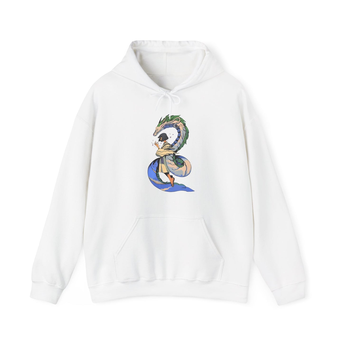 Haku Spirited Away Hoodie – 100% Cotton Studio Ghibli Anime Hoodie for Fans