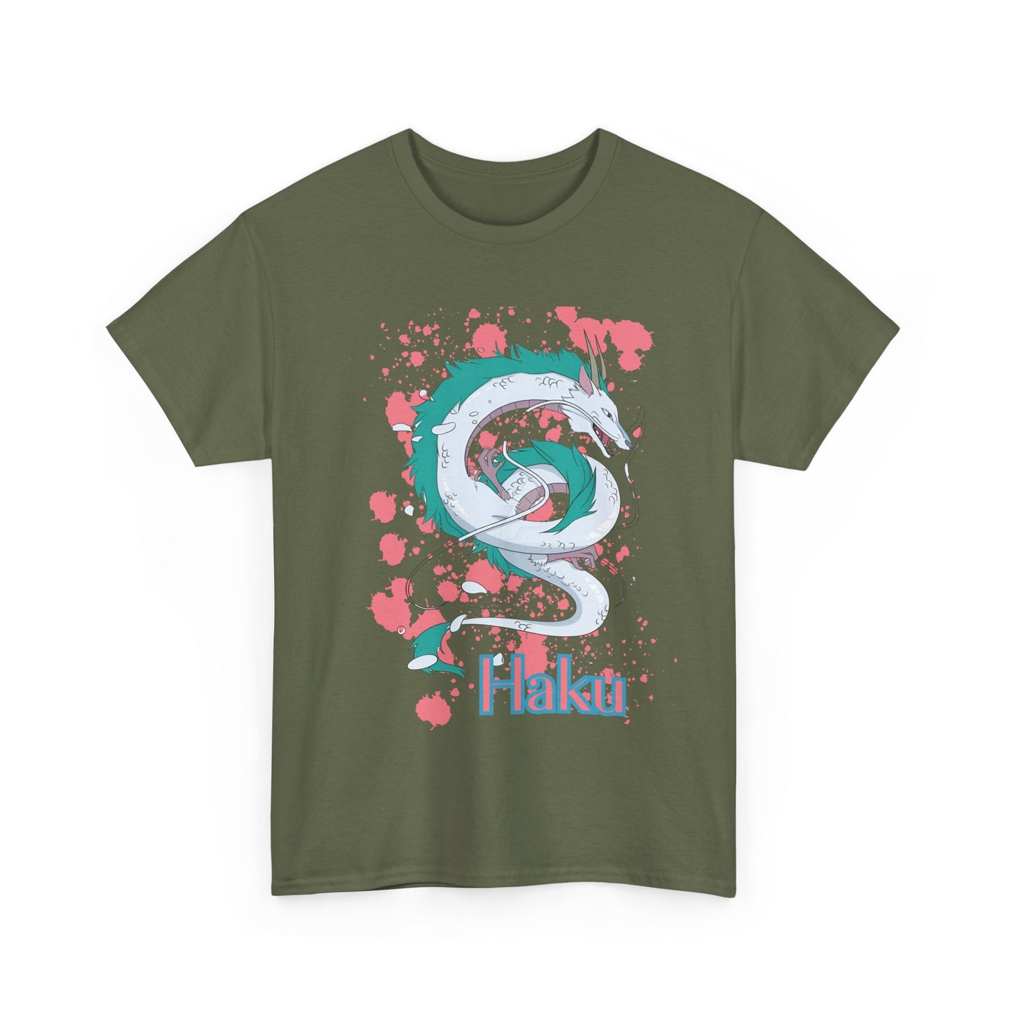 Haku Spirited Away T-Shirt – 100% Cotton Dragon Spirit Tee | Studio Ghibli Anime Shirt