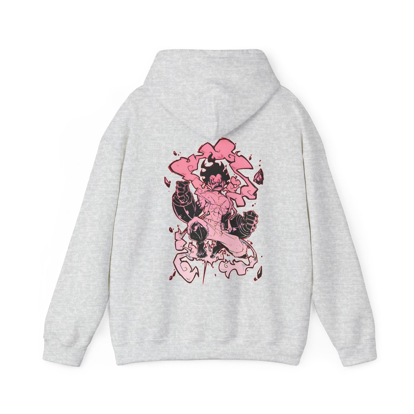 Luffy Gear Fourth Snakeman Back Print Hoodie – 100% Cotton One Piece Anime Hoodie