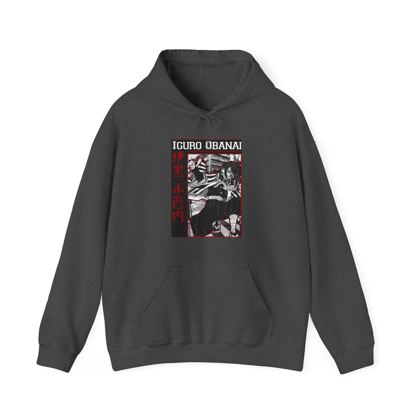 Iguro Obanai Demon Slayer Hoodie – 100% Cotton Anime Hoodie Featuring the Serpent Hashira