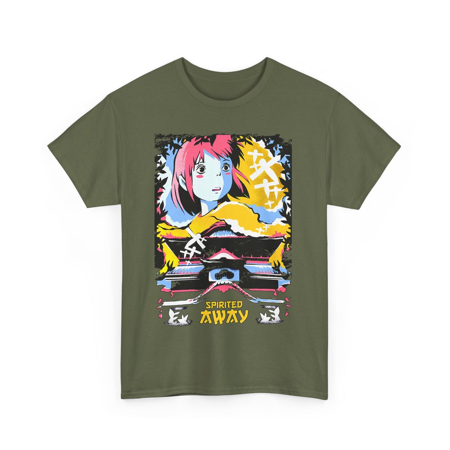 Spirited Away Japan Art T-Shirt | 100% Cotton Studio Ghibli Tee
