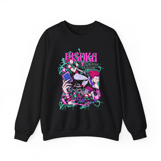Hisoka Morow Hunter x Hunter Sweatshirt – 100% Cotton Cozy Anime Sweatshirt for True Fans