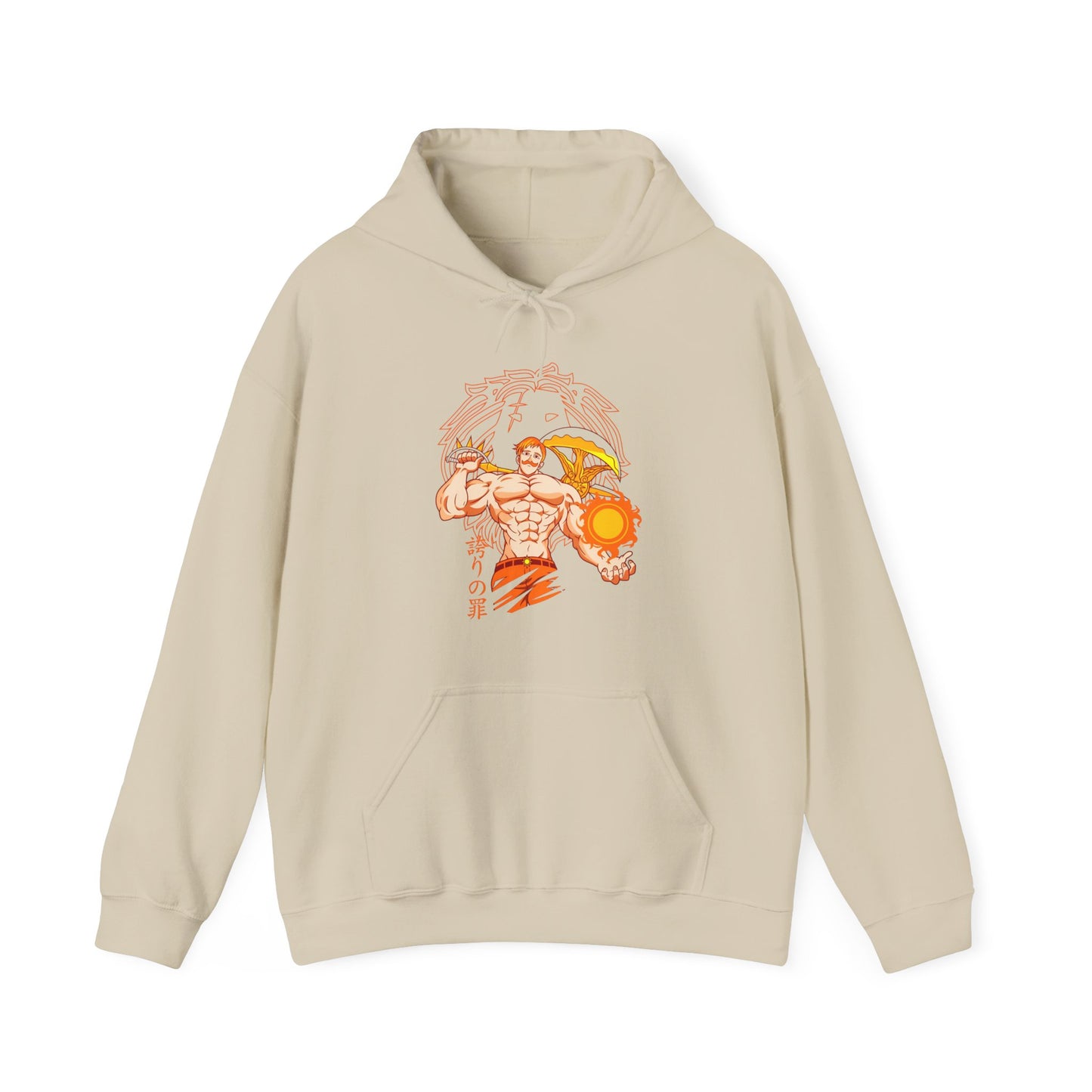 Escanor Seven Deadly Sins Hoodie – 100% Cotton Anime Hoodie for Lion’s Sin of Pride Fans