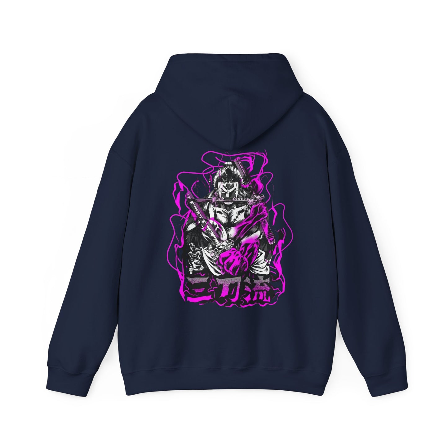 Roronoa Zoro Back Print Hoodie – 100% Cotton One Piece Anime Hoodie for True Fans