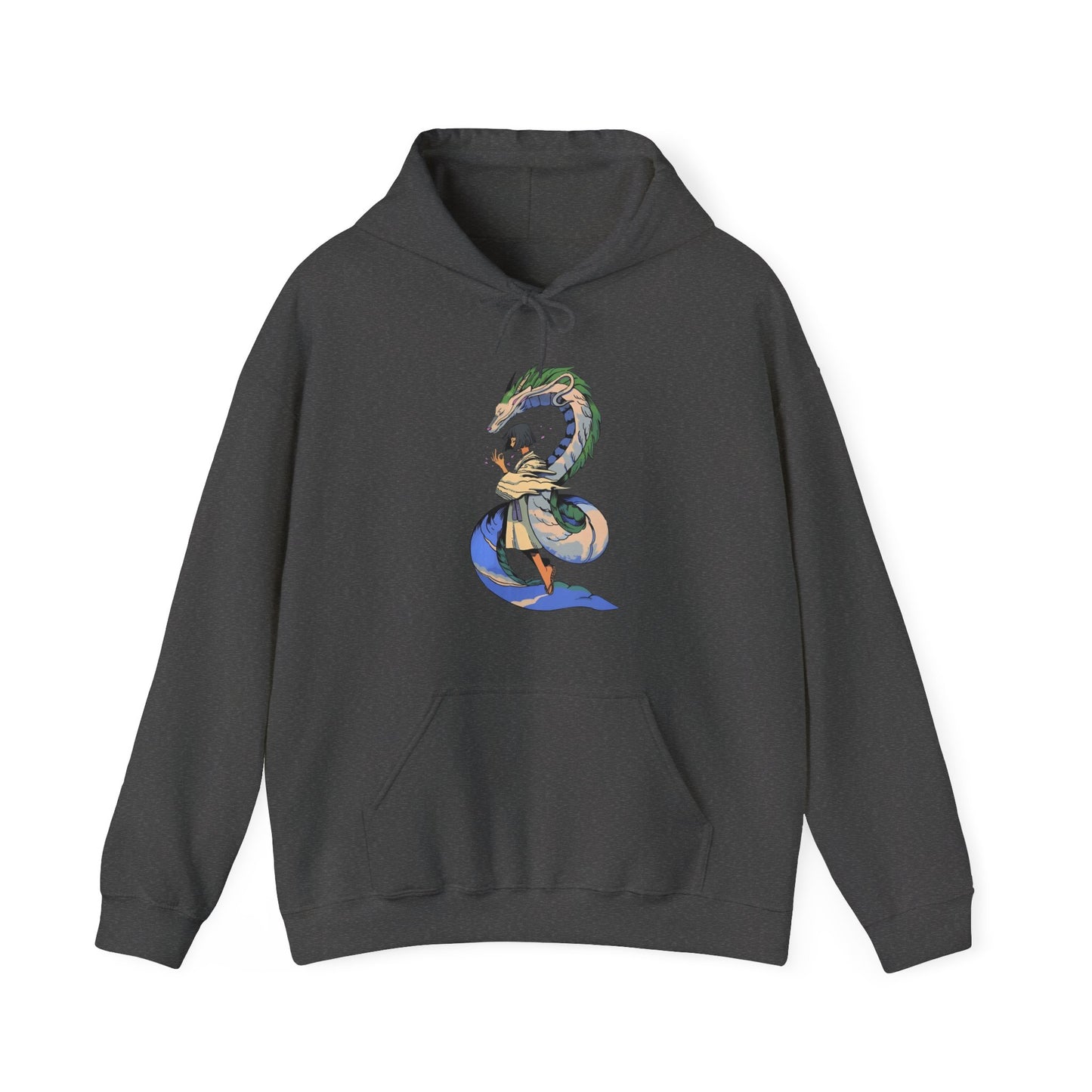 Haku Spirited Away Hoodie – 100% Cotton Studio Ghibli Anime Hoodie for Fans