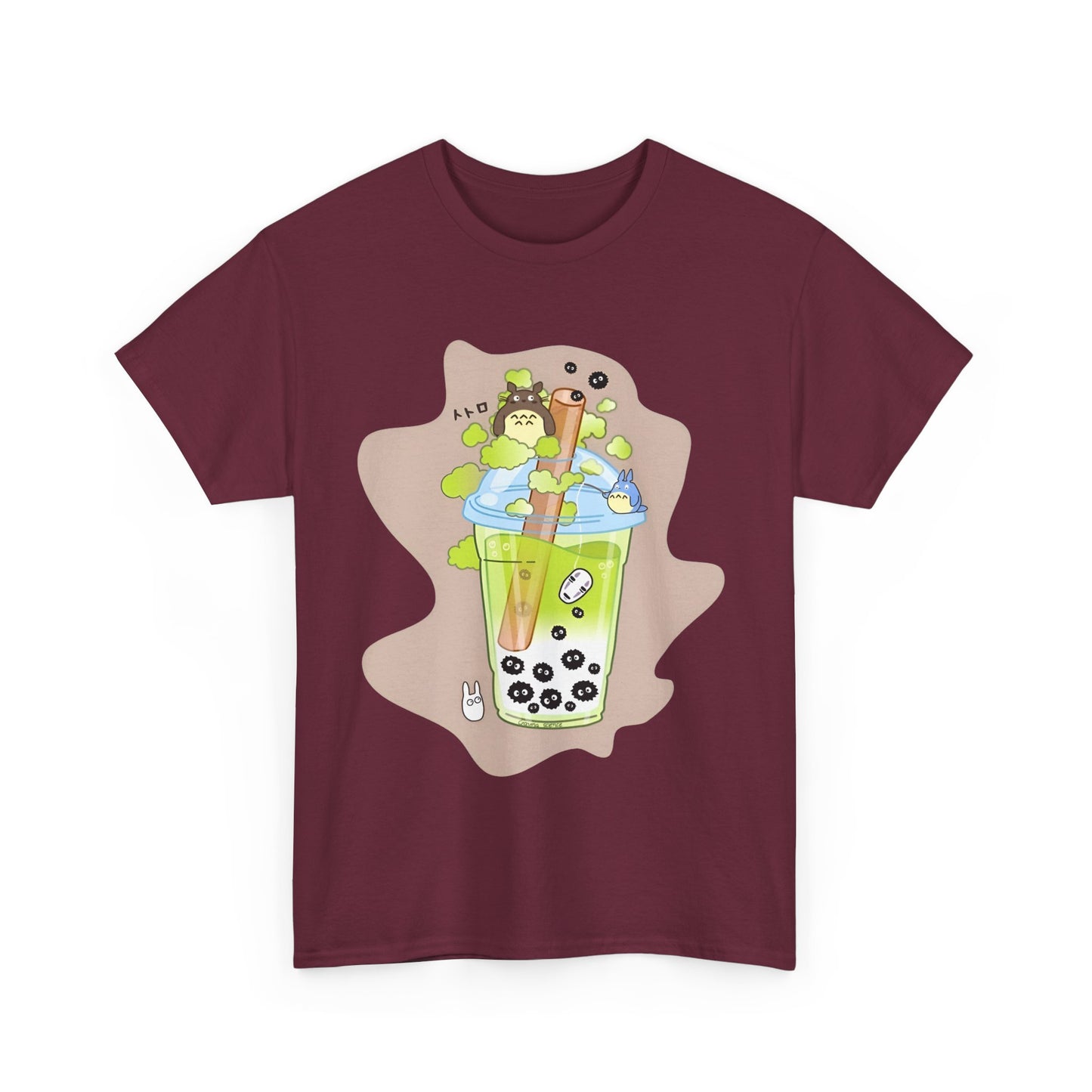 Ghibli Characters Smoothie T-Shirt | 100% Cotton Studio Ghibli Anime Tee