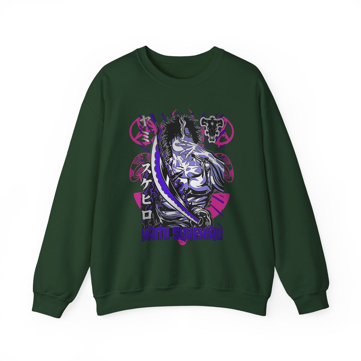 Yami Sukehiro Black Clover Sweatshirt – 100% Cotton Anime Pullover for True Fans