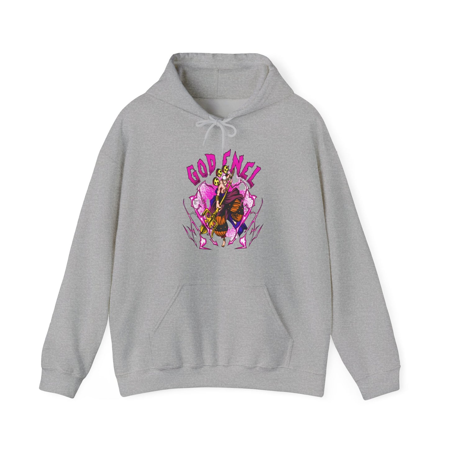 God Enel One Piece Hoodie – 100% Cotton Anime Hoodie Featuring Skypiea’s Thunder God