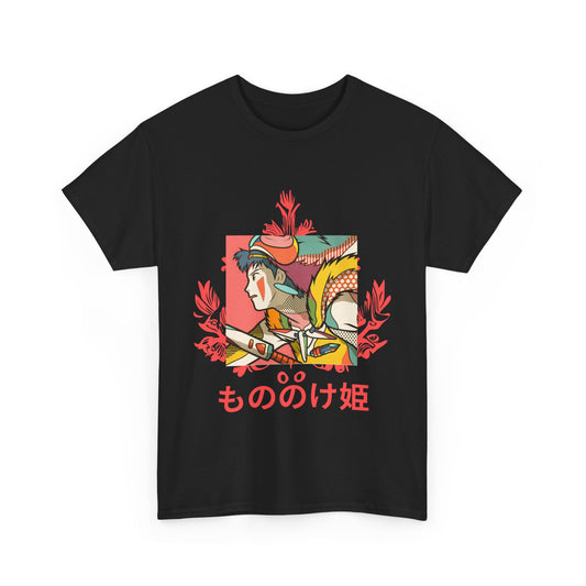 Mononoke Princess T-Shirt – Ghibli Anime Tee 100% Cotton