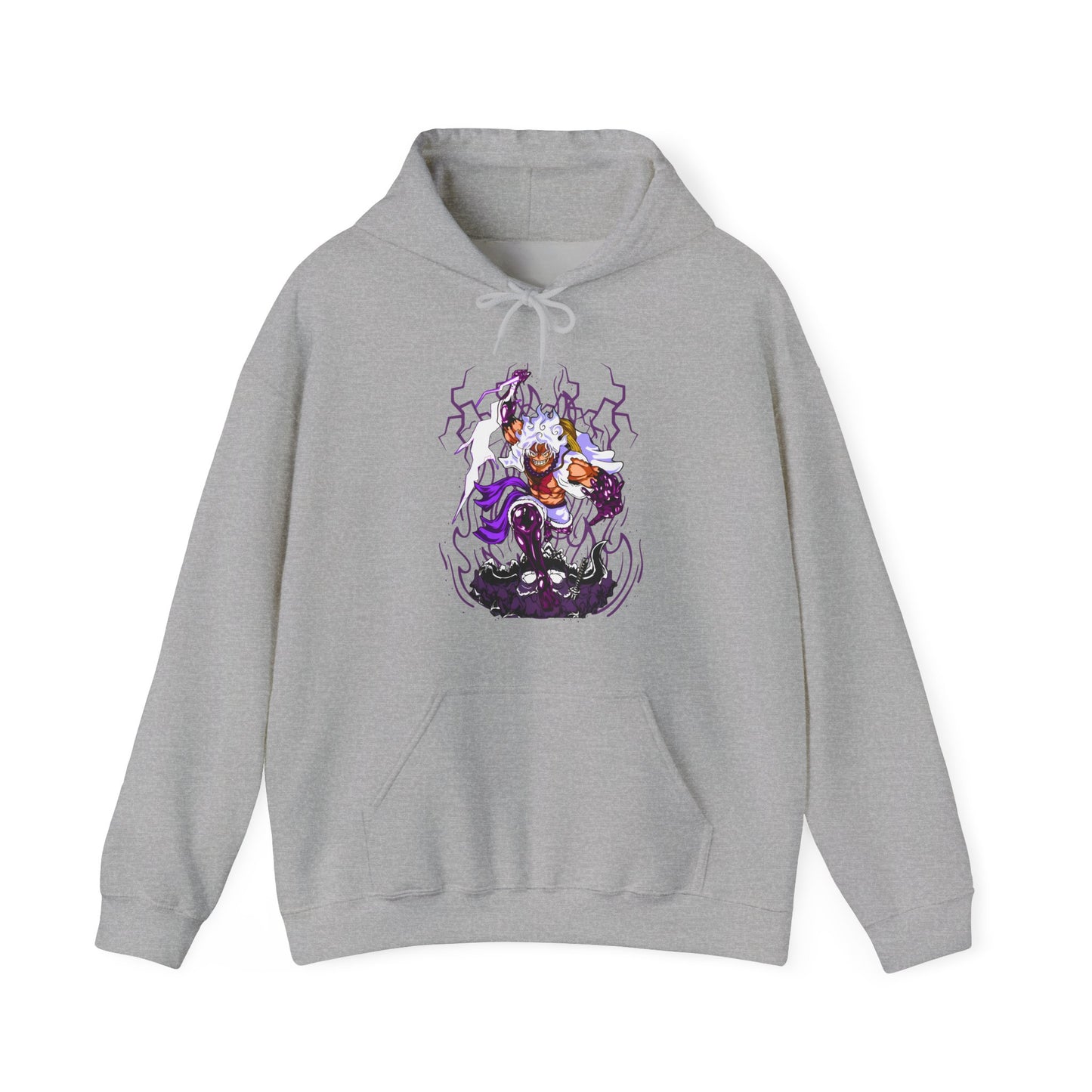 Luffy Gear 5 One Piece Hoodie – 100% Cotton Anime Hoodie for Straw Hat Fans