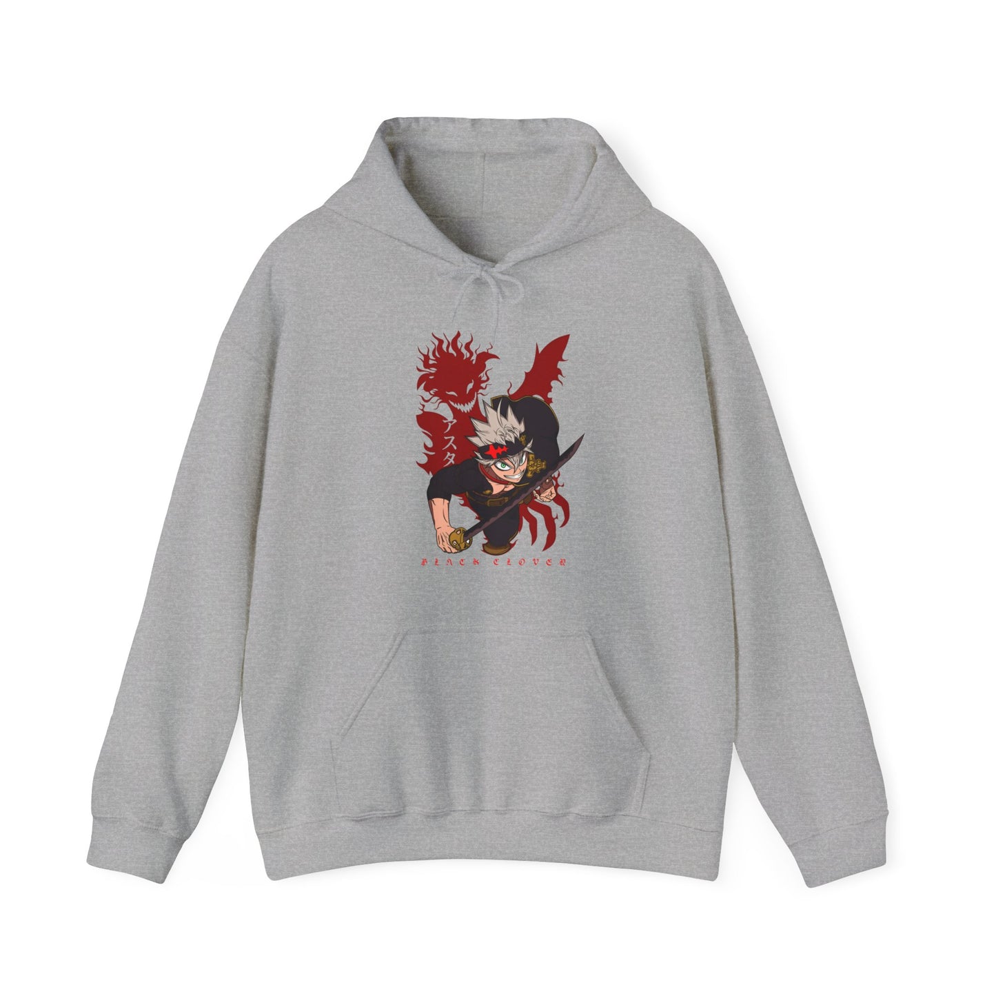 Asta Black Clover Hoodie – 100% Cotton Anime Sweatshirt for Magic Knight Fans