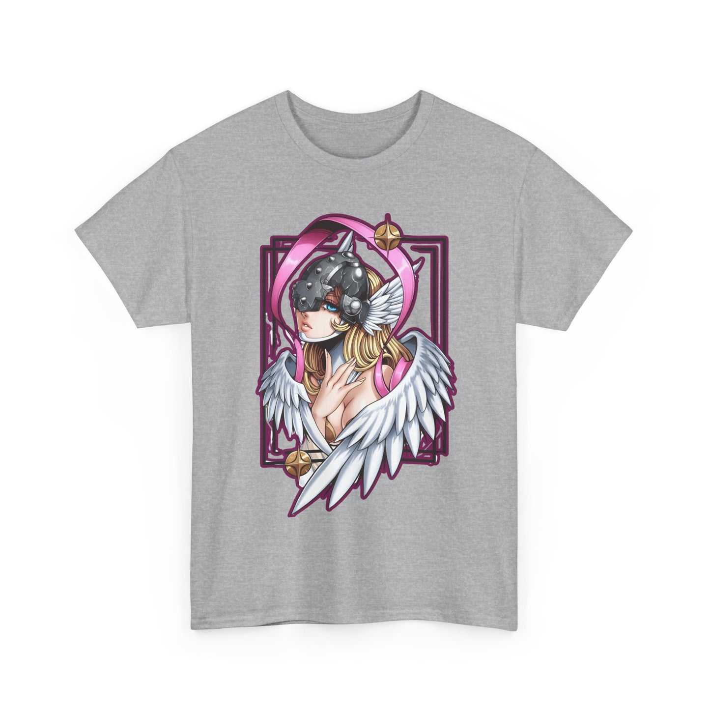 Angewomon T-Shirt – 100% Cotton Digimon Anime Shirt for Fans
