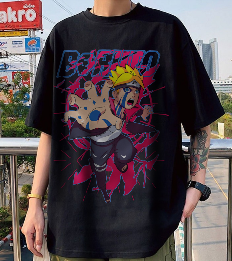 Boruto Naruto Next Generations T-Shirt – 100% Cotton Anime Tee for Boruto Fans