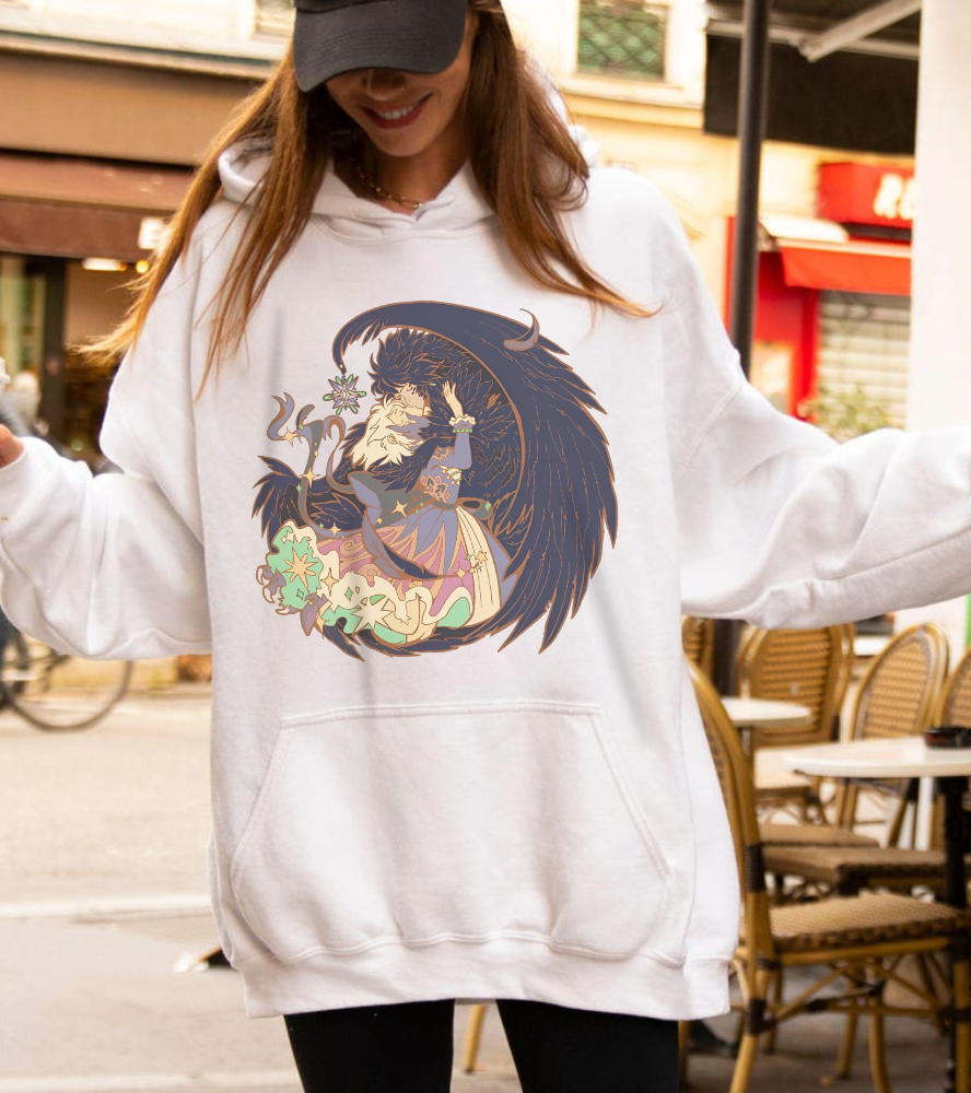 Howl's Moving Castle Kiss Hoodie – 100% Cotton Romantic Studio Ghibli Anime Pullover