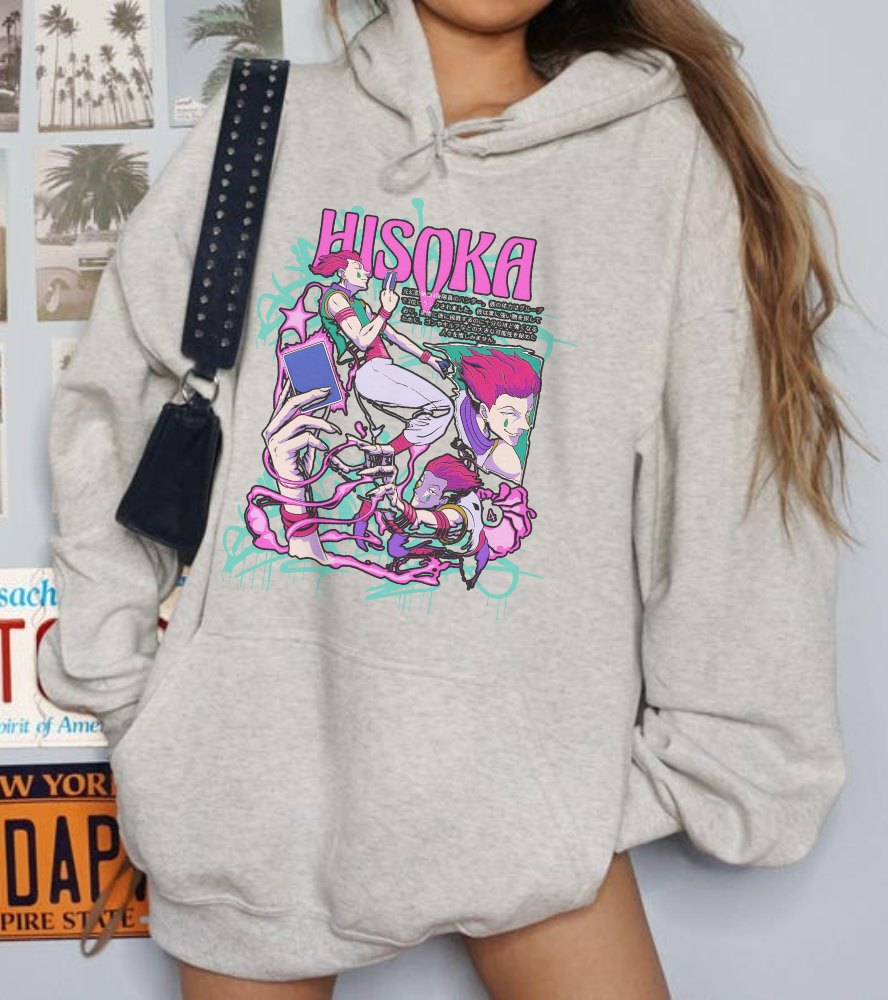 Hisoka Morow Hunter x Hunter Hoodie – 100% Cotton | Anime Streetwear for True Fans