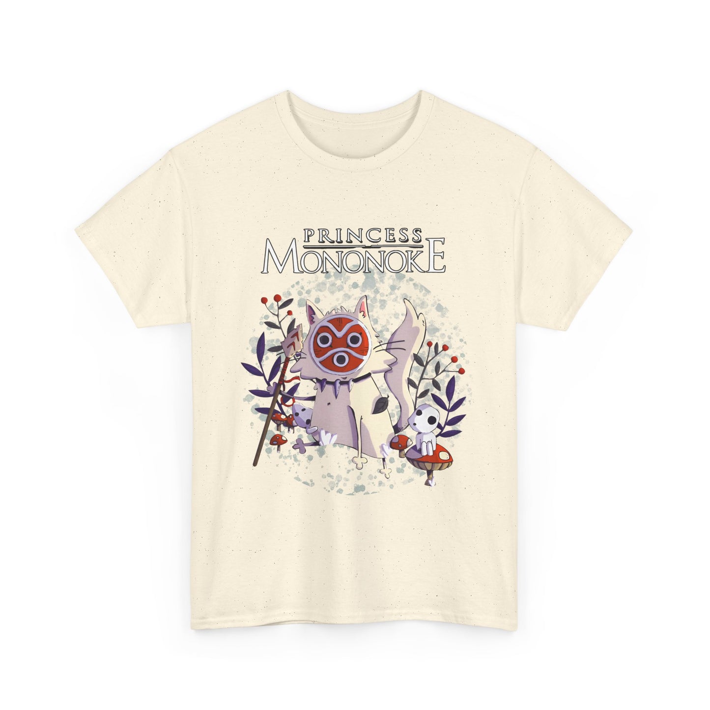 Princess Mononoke White T-Shirt | 100% Cotton Studio Ghibli Anime Tee