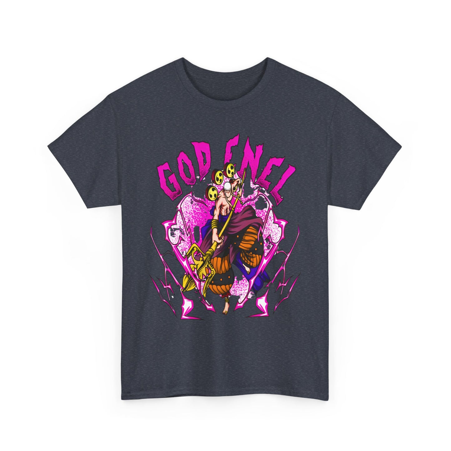 God Enel One Piece T-Shirt – 100% Cotton Anime Tee Featuring Skypiea's Thunder God