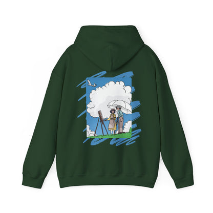 The Wind Rises Hoodie with Back Print – 100% Cotton Studio Ghibli Inspired Pullover