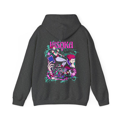 Hisoka Morow Hunter x Hunter Hoodie with Back Print – 100% Cotton | Anime Streetwear for Fans