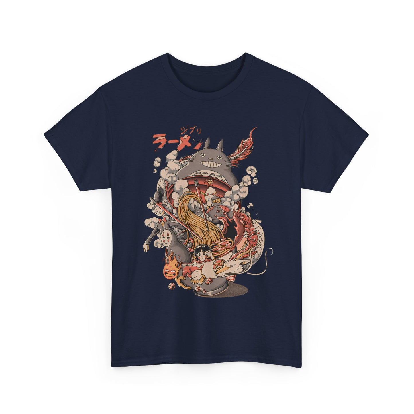 Ghibli Characters Anime T-Shirt | Studio Ghibli Cotton Tee