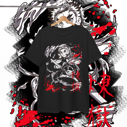 Kyojuro Rengoku Demon Slayer Hashira T-Shirt | 100% Cotton Anime Tee