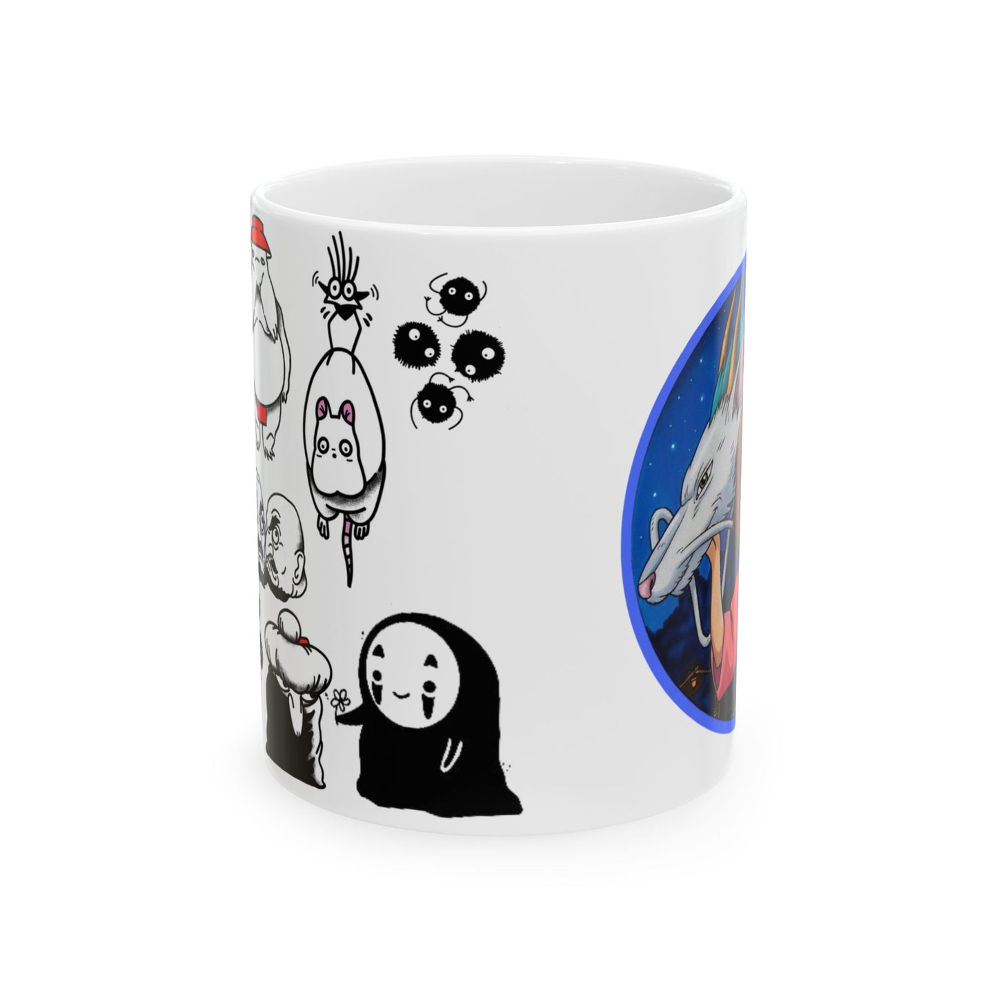 Spirited Away Moments Mug – Studio Ghibli Coffee Cup 11oz & 15oz – Iconic Anime Scenes Featuring Chihiro and Haku