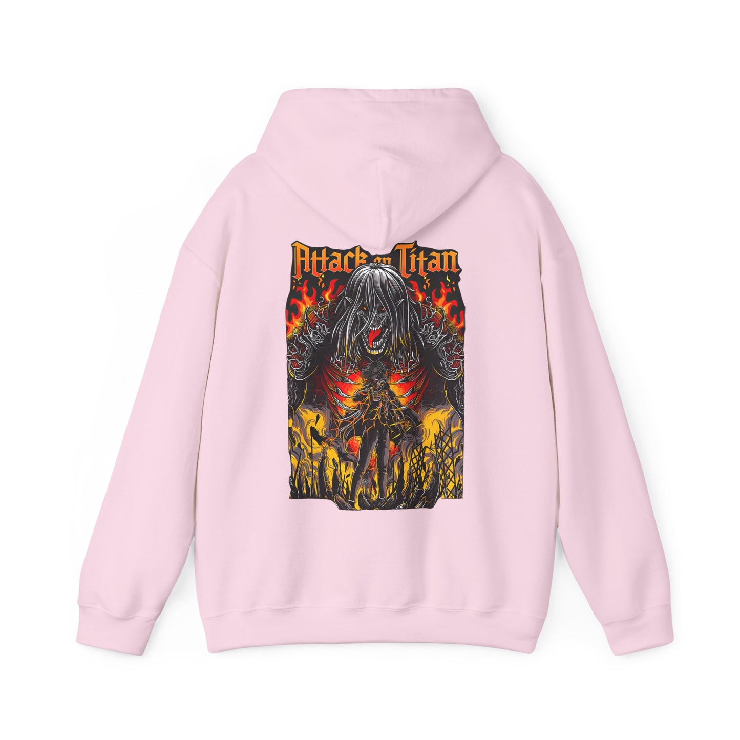 Eren Jaeger Back Print Hoodie – 100% Cotton Attack on Titan Anime Hoodie for Fans