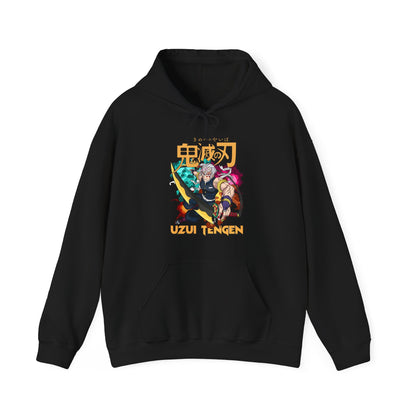 Uzui Tengen Demon Slayer Hoodie – 100% Cotton Anime Pullover for Kimetsu no Yaiba Fans