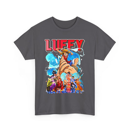 Luffy and Friends One Piece T-Shirt – 100% Cotton Anime Crew Tee