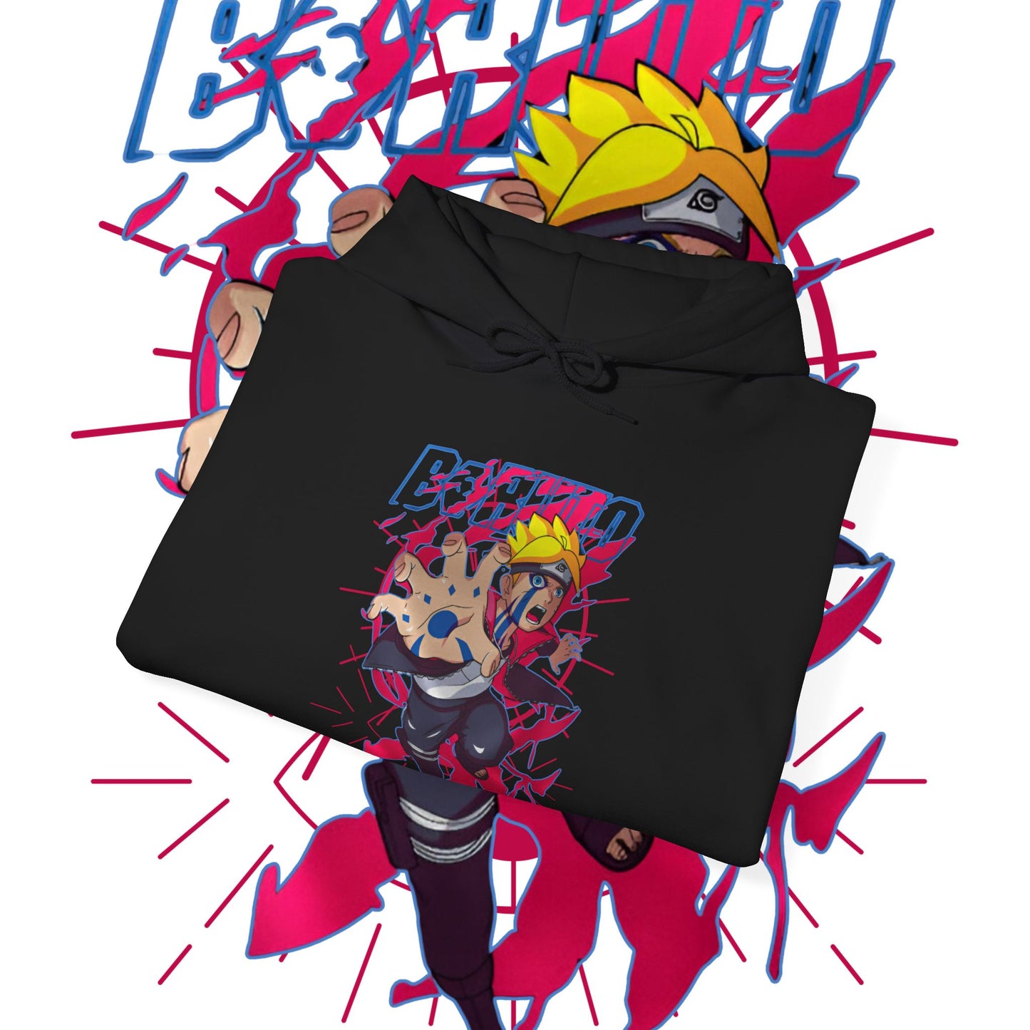 Boruto Hero Hoodie – Premium Cotton Anime Streetwear