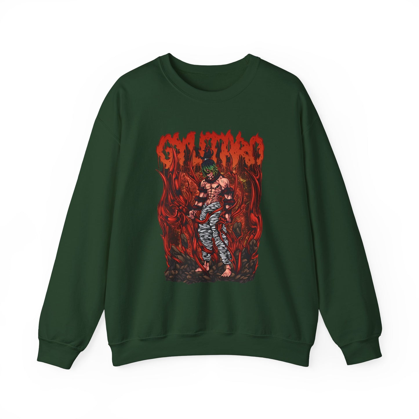 Gyutaro Demon Slayer Sweatshirt – 100% Cotton Anime Pullover for Upper Moon Six Fans