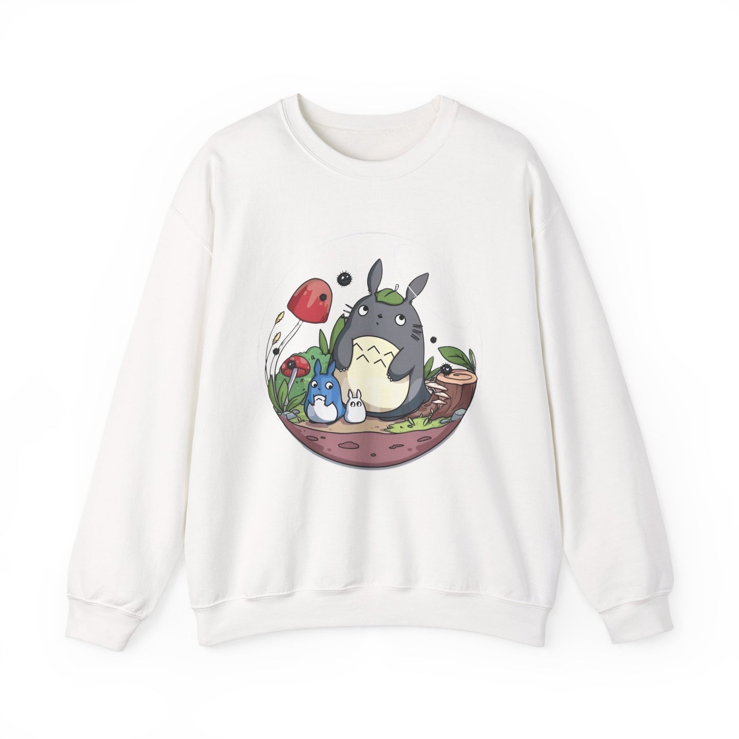 Totoro in a Bubble Sweatshirt – 100% Cotton Studio Ghibli Cozy Anime Pullover