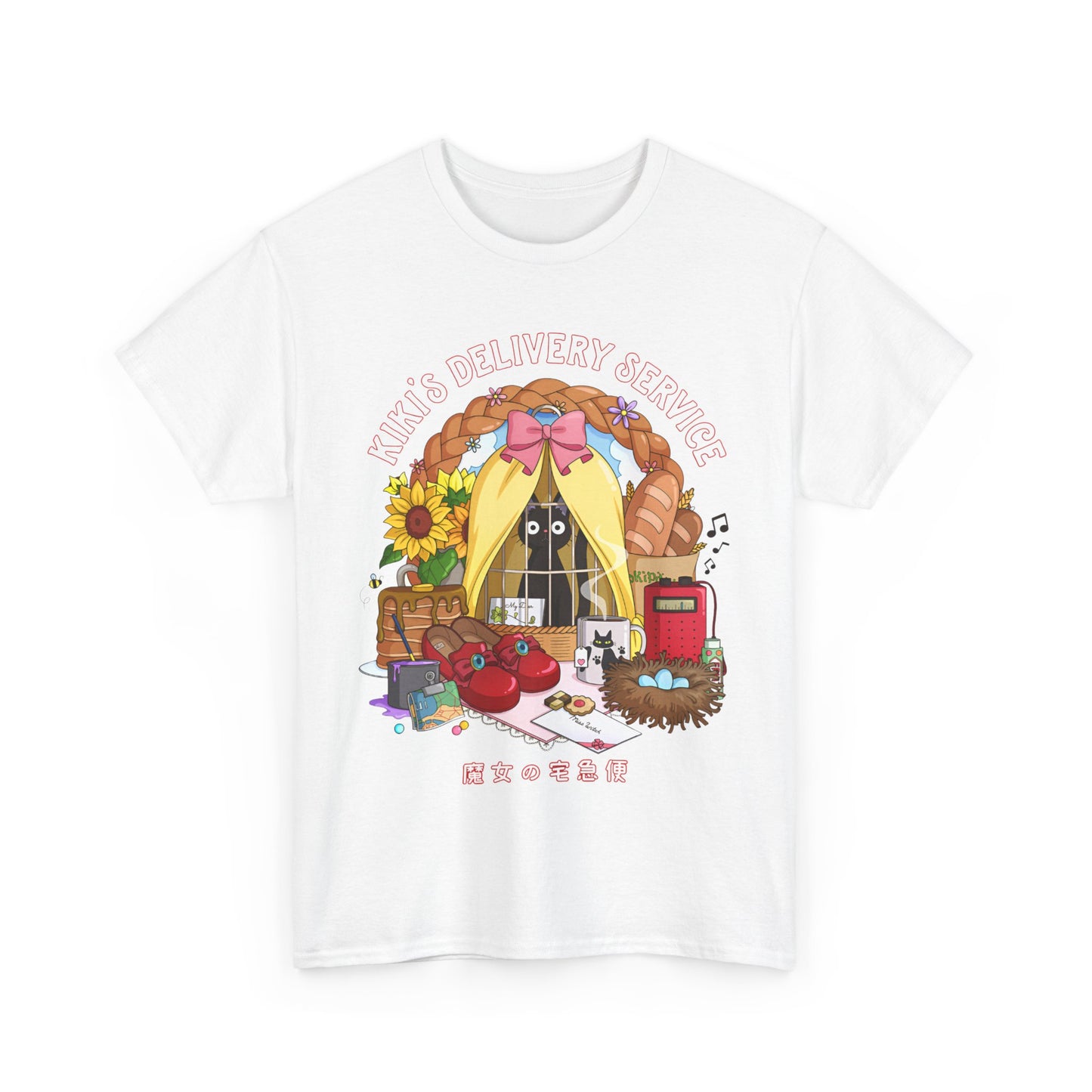 Kiki’s Delivery Service Breakfast T-Shirt | Studio Ghibli Anime Tee