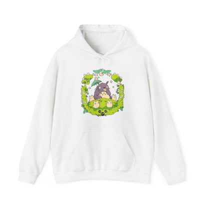 Totoro Forest Magic Hoodie – 100% Cotton Studio Ghibli Hoodie Inspired by My Neighbor Totoro
