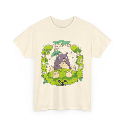 Totoro Forest Magic T-Shirt – 100% Cotton Studio Ghibli Anime Tee Inspired by My Neighbor Totoro