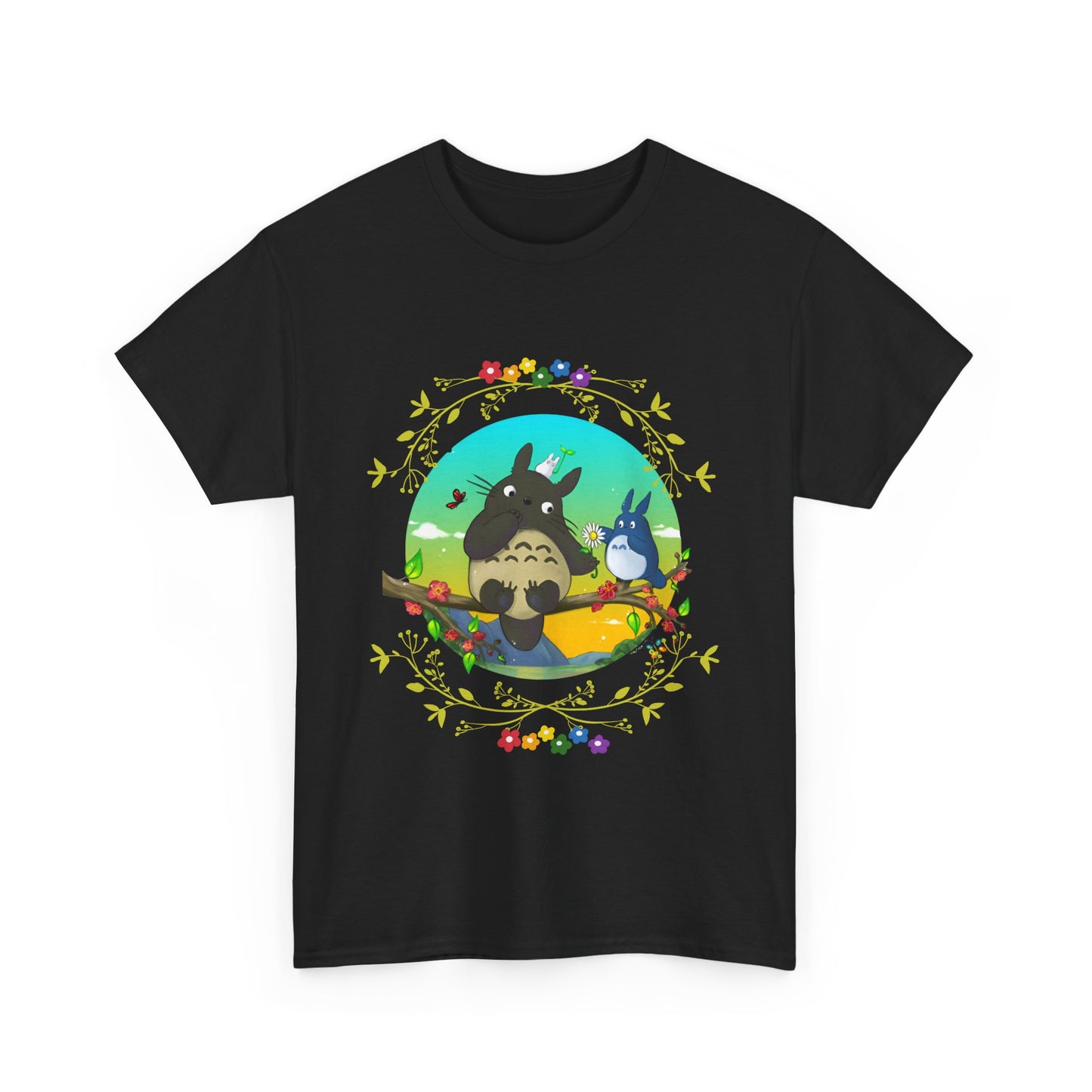 My Neighbor Totoro T-Shirt 100% Cotton Studio Ghibli Anime Tee