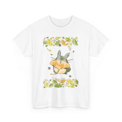 Totoro Flowers Dream T-Shirt – 100% Cotton Gildan 5000 | Studio Ghibli Aesthetic Anime Tee