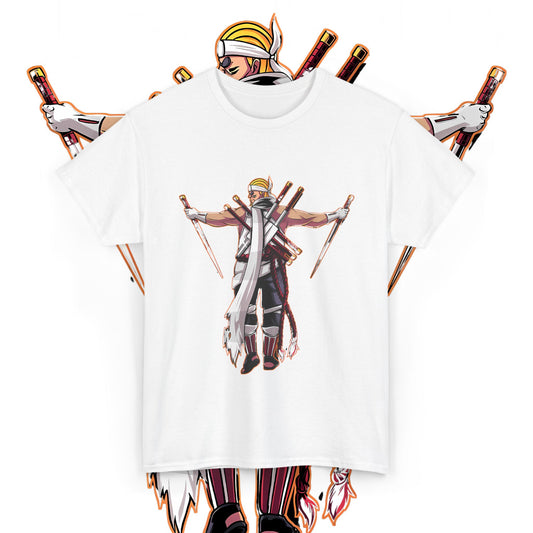 Killer Bee Naruto Anime Cotton T-Shirt