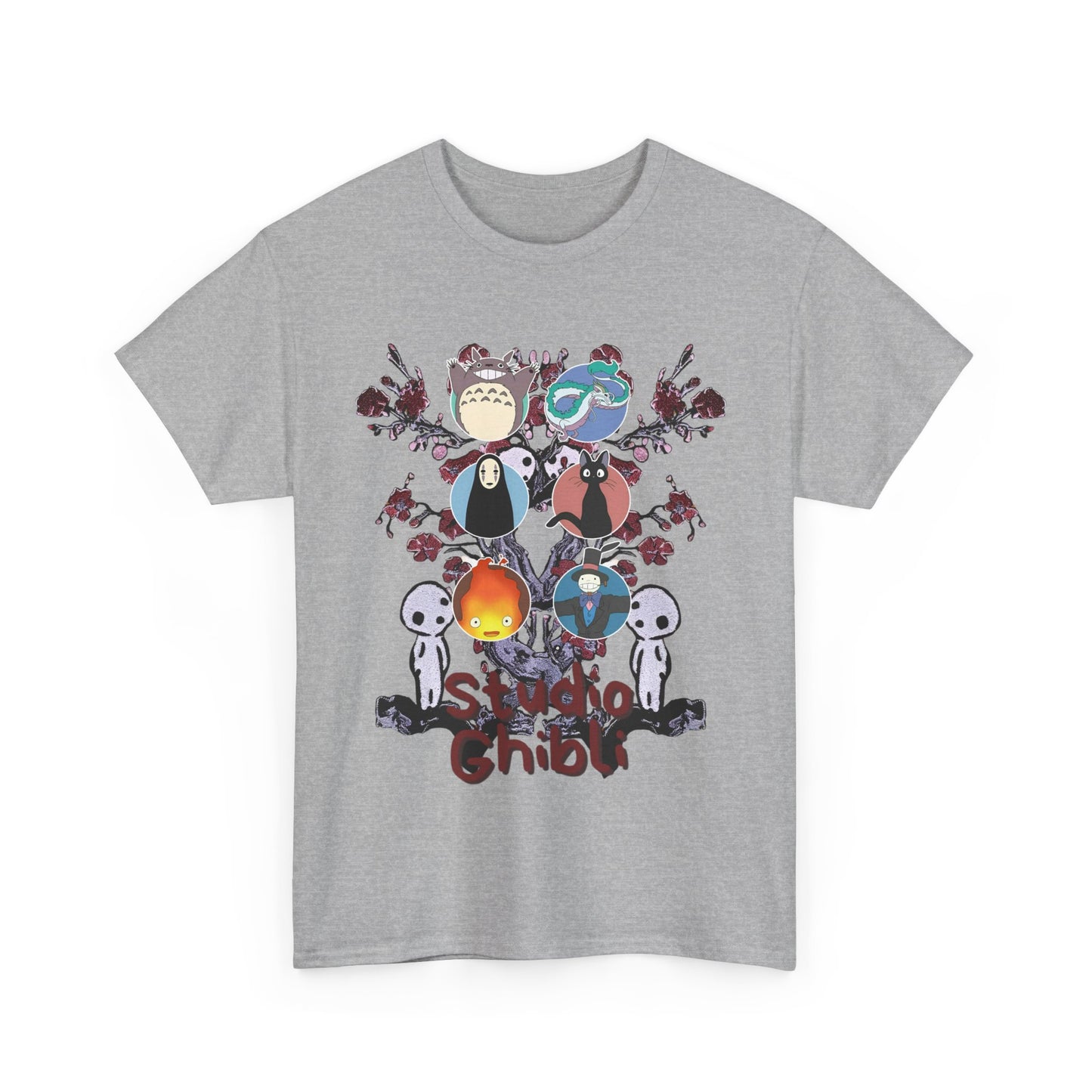 Studio Ghibli T-Shirt 100% Cotton Anime Fan Tee