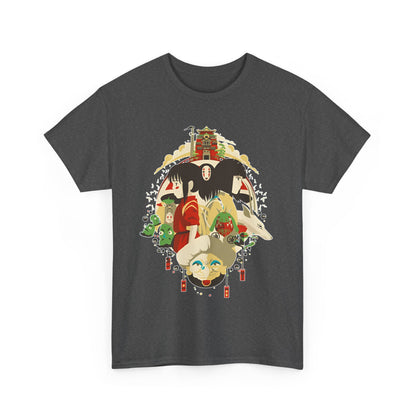 Spirited Away Characters T-Shirt – 100% Cotton Studio Ghibli Tee