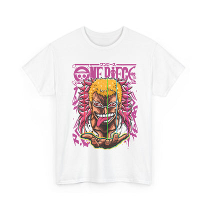 Donquixote Doflamingo T-Shirt – One Piece 100% Cotton Anime Tee for True Villain Fans