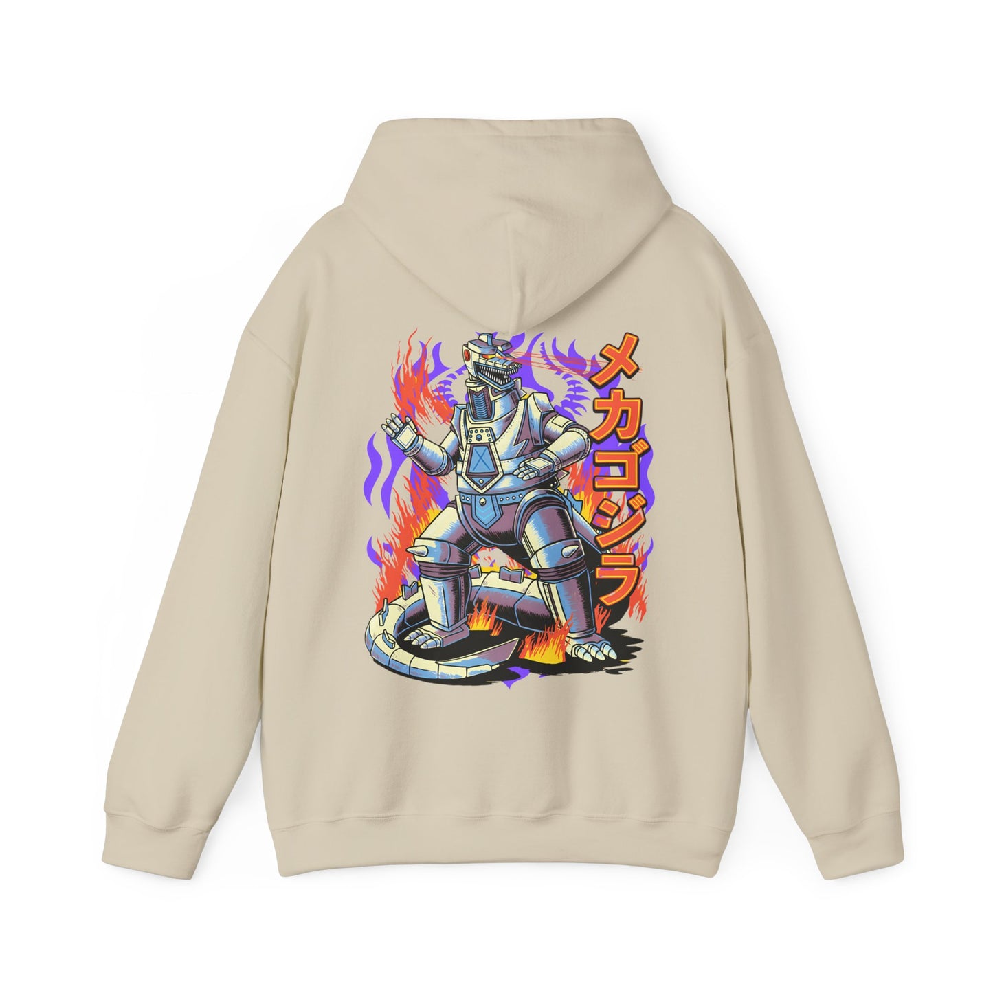 Mechagodzilla Kaiju Hoodie – 100% Cotton with Epic Back Print | Monsterverse Anime Streetwear
