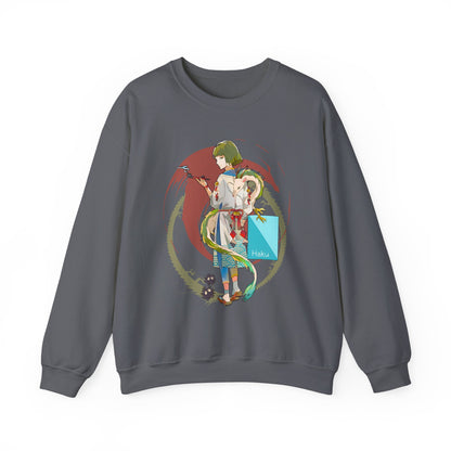 Haku Spirited Away Sweatshirt – 100% Cotton Studio Ghibli Pullover for Anime and Ghibli Fans