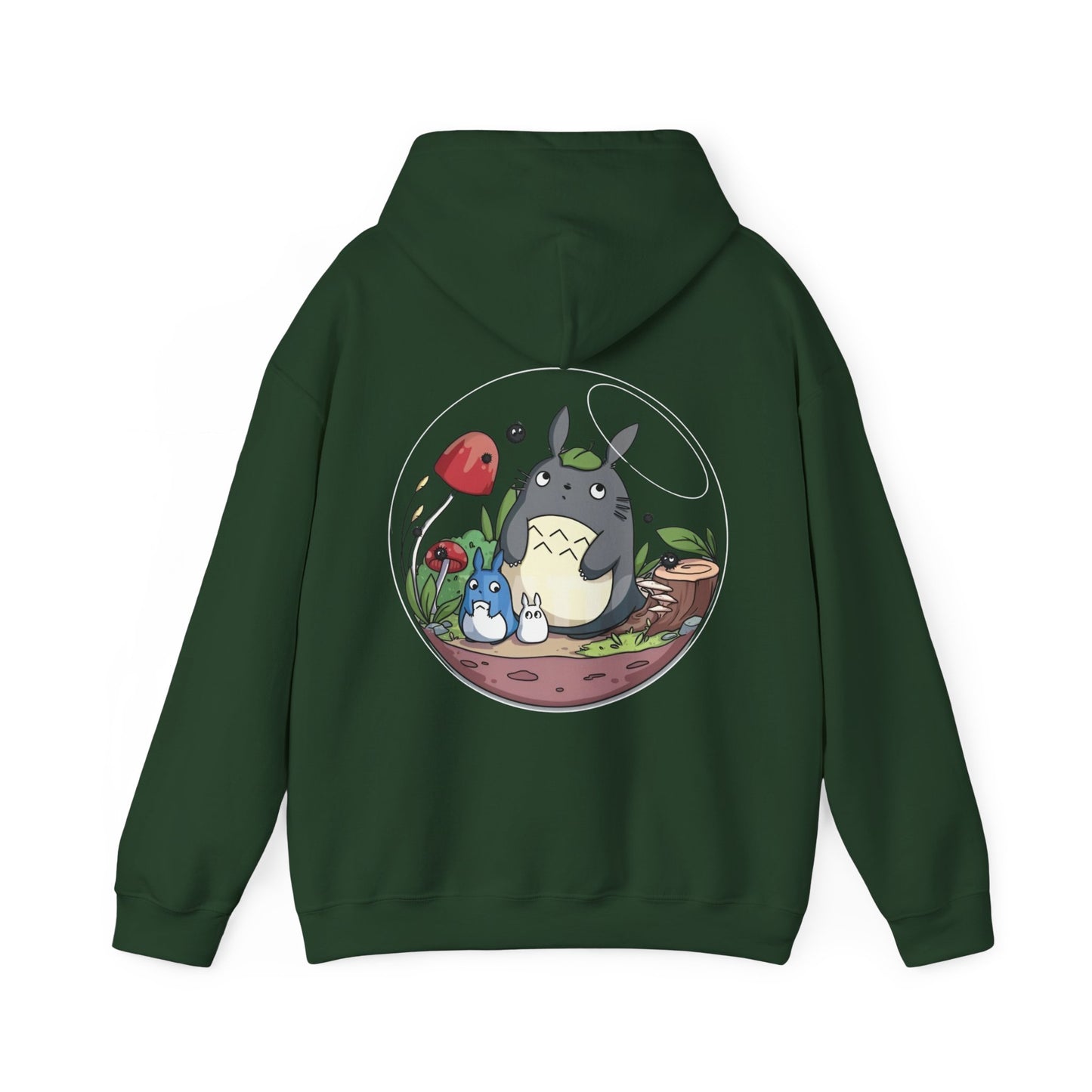 Totoro in a Bubble Hoodie | Studio Ghibli 100% Cotton Back Print Sweatshirt