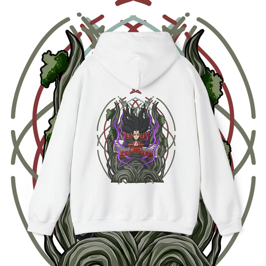 Hashirama Senju Back Print Hoodie | Naruto Anime Cotton Hoodie