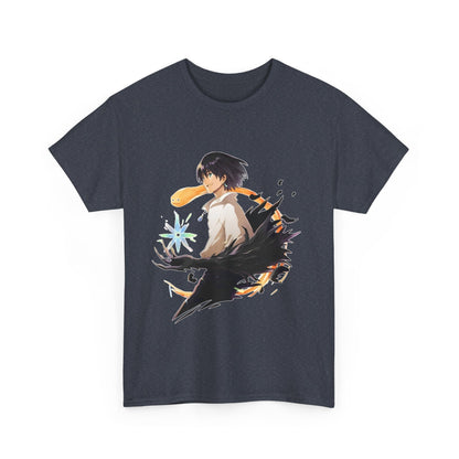 Howl & Calcifer Ghibli T-Shirt – 100% Cotton Anime Shirt Gift