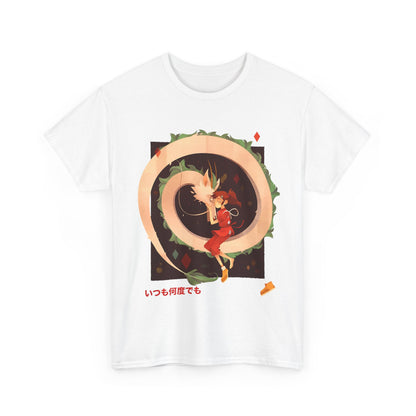 Spirited Away Love T-Shirt – 100% Cotton Studio Ghibli Tee for Anime Fans