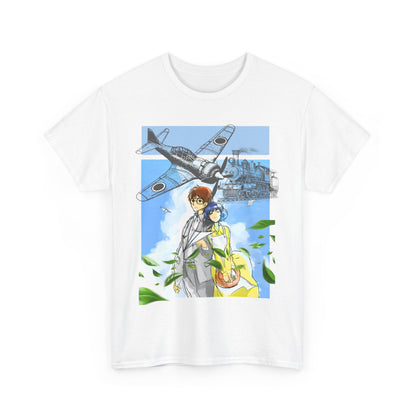 The Wind Rises Ghibli T-Shirt – 100% Cotton Anime Tee for Studio Ghibli Fans
