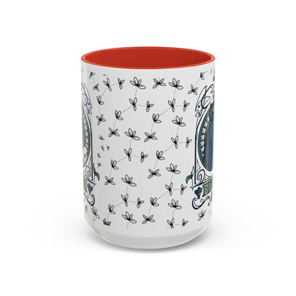 Totoro Spirited Ghibli Accent Handle Mug – 11oz & 15oz Anime Cup – Studio Ghibli Coffee Gift